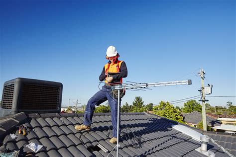 roof mounted tv antenna installation